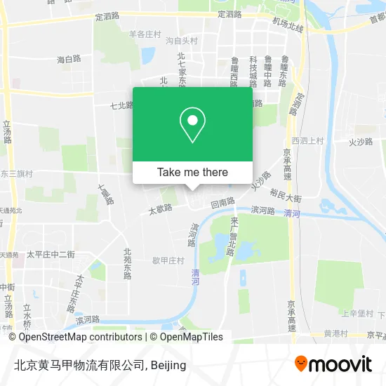 北京黄马甲物流有限公司 map