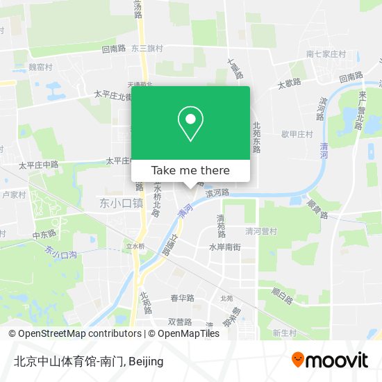 北京中山体育馆-南门 map