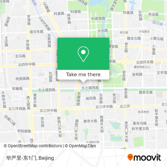 华严里-东1门 map