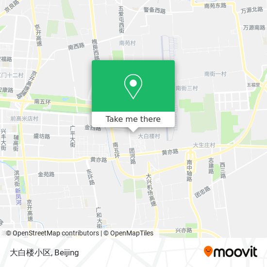 大白楼小区 map