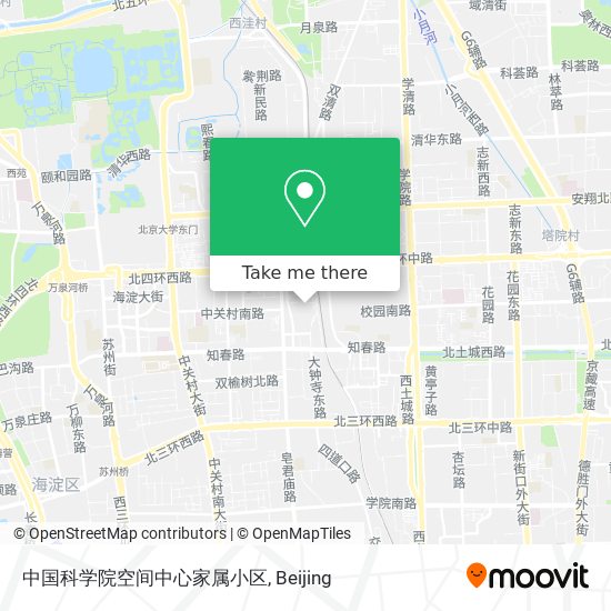 中国科学院空间中心家属小区 map