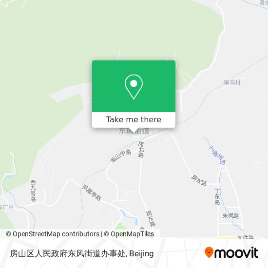 房山区人民政府东风街道办事处 map