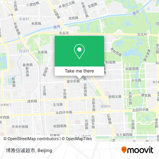 博雅信诚超市 map