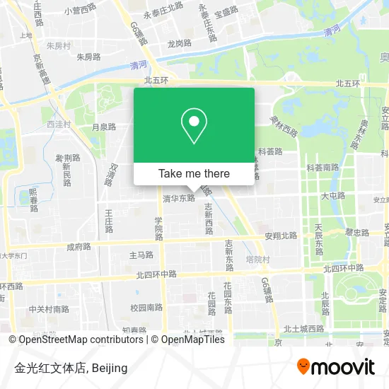 金光红文体店 map