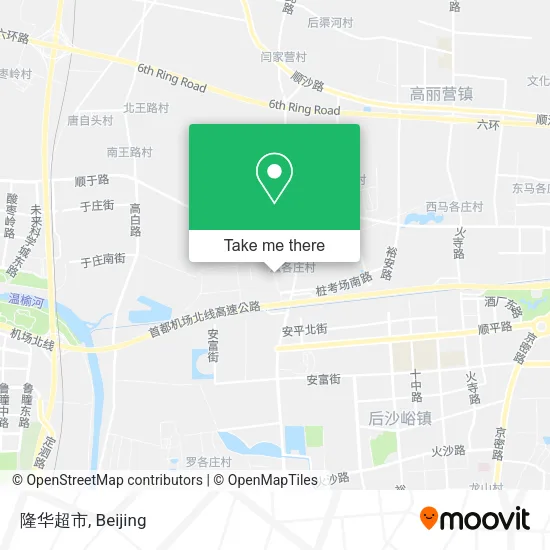 隆华超市 map