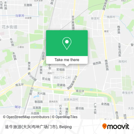 途牛旅游(大兴鸿坤广场门市) map