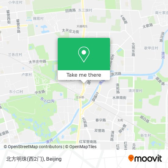 北方明珠(西2门) map