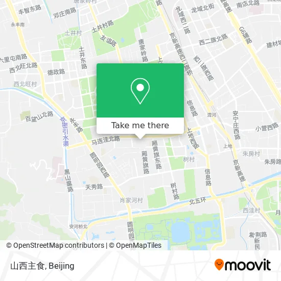山西主食 map