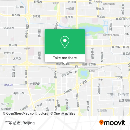 军翠超市 map