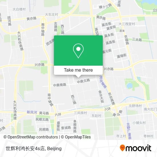 世辉利鸿长安4s店 map