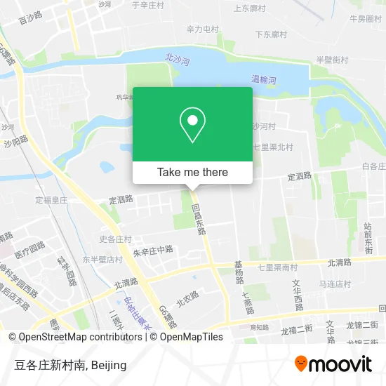 豆各庄新村南 map