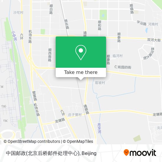 中国邮政(北京后桥邮件处理中心) map