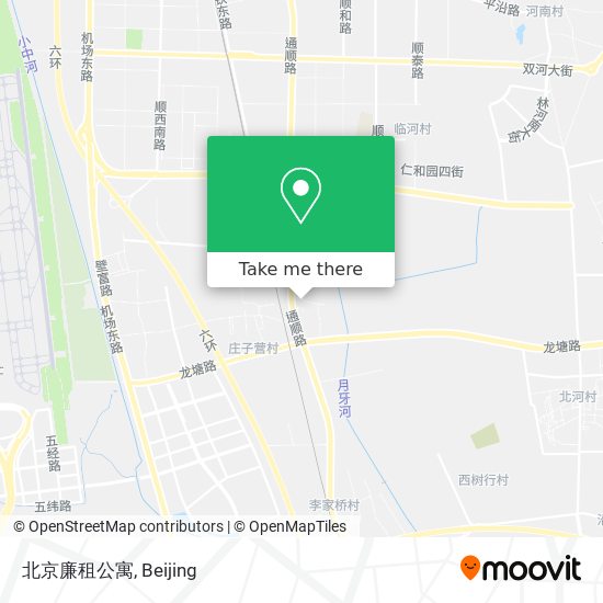 北京廉租公寓 map