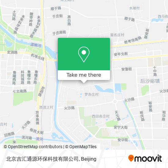 北京吉汇通源环保科技有限公司 map