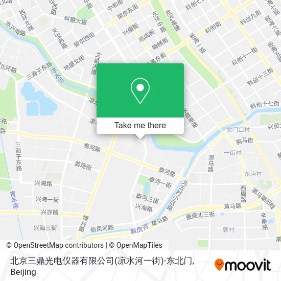 北京三鼎光电仪器有限公司(凉水河一街)-东北门 map
