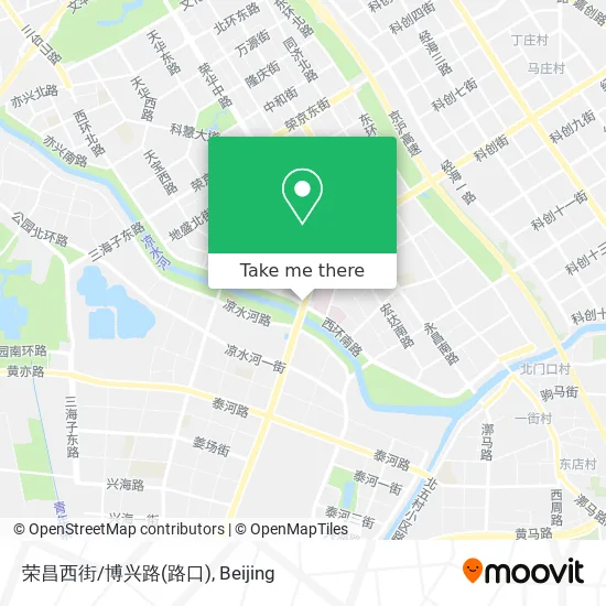 荣昌西街/博兴路(路口) map