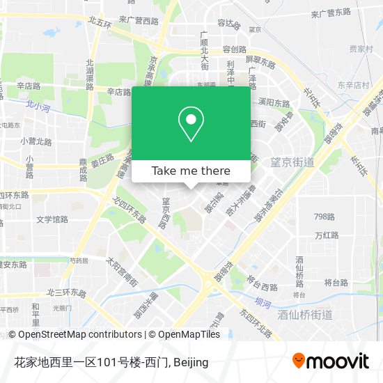 花家地西里一区101号楼-西门 map