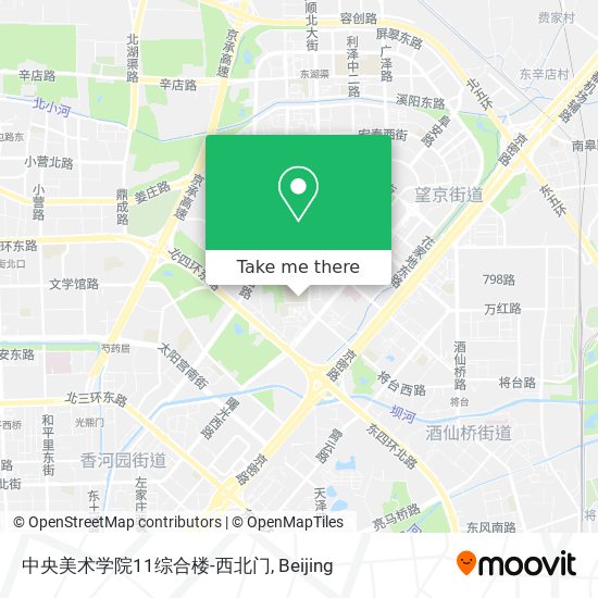中央美术学院11综合楼-西北门 map