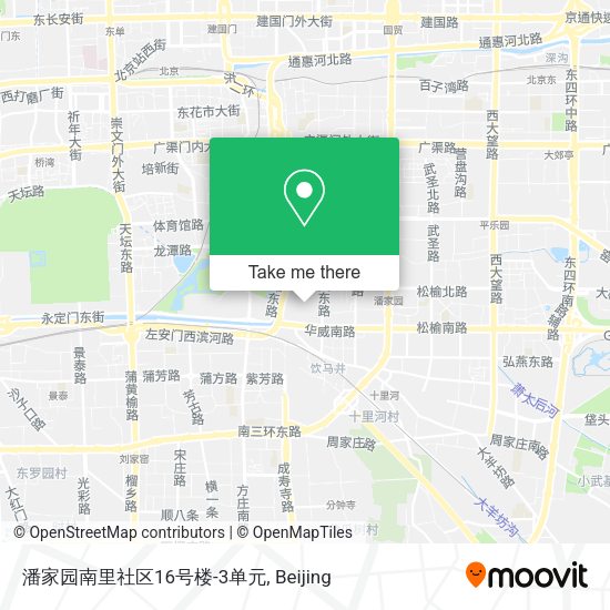 潘家园南里社区16号楼-3单元 map