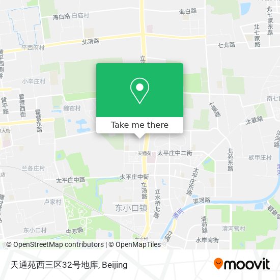 天通苑西三区32号地库 map