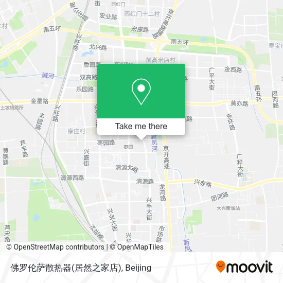 佛罗伦萨散热器(居然之家店) map