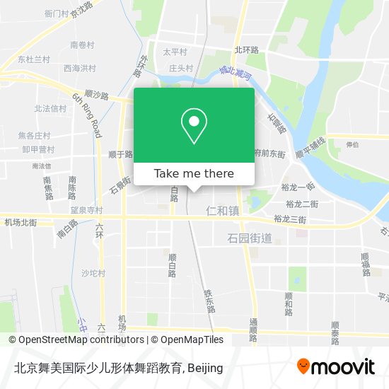 北京舞美国际少儿形体舞蹈教育 map