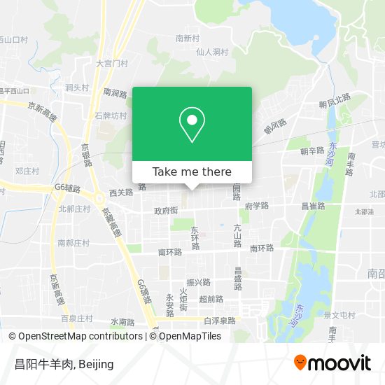 昌阳牛羊肉 map