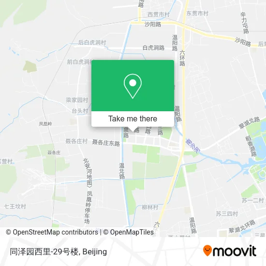 同泽园西里-29号楼 map