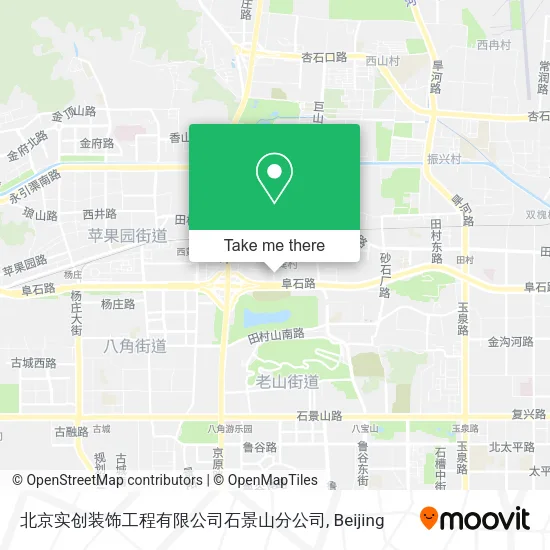 北京实创装饰工程有限公司石景山分公司 map
