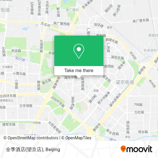 全季酒店(望京店) map