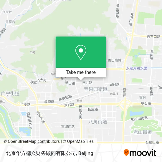北京华方德众财务顾问有限公司 map
