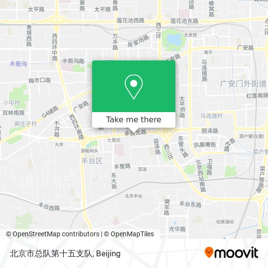 北京市总队第十五支队 map