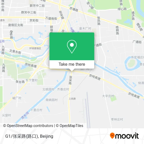 G1/张采路(路口) map