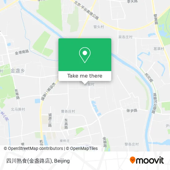 四川熟食(金盏路店) map