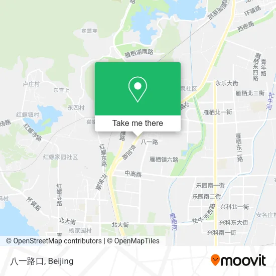 八一路口 map
