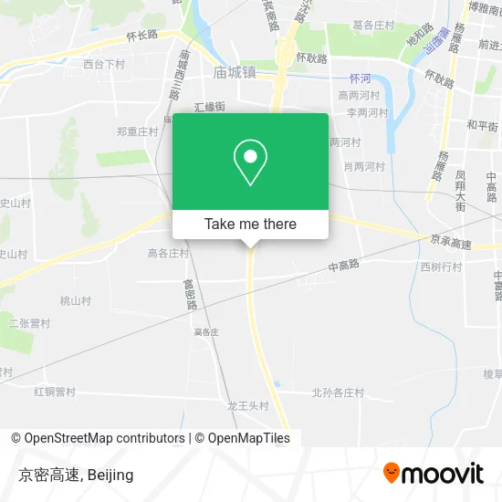 京密高速 map