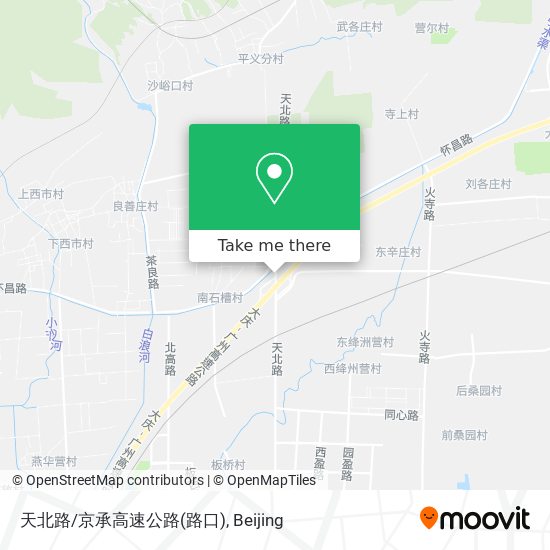 天北路/京承高速公路(路口) map