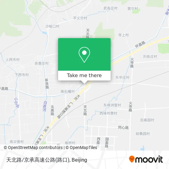 天北路/京承高速公路(路口) map