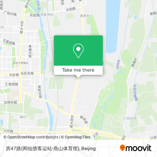 房47路(阎仙垡客运站-燕山体育馆) map