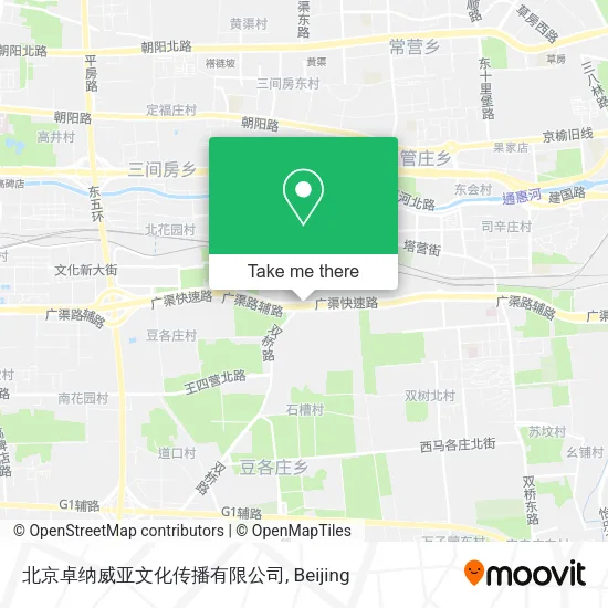 北京卓纳威亚文化传播有限公司 map