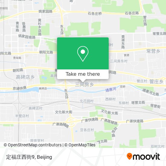 定福庄西街9 map