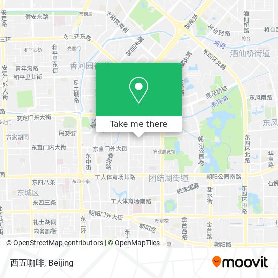 西五咖啡 map