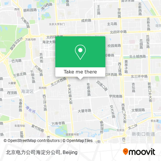北京电力公司海淀分公司 map