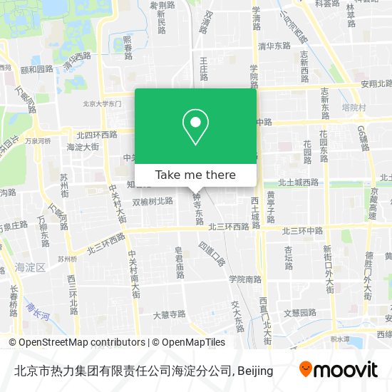 北京市热力集团有限责任公司海淀分公司 map