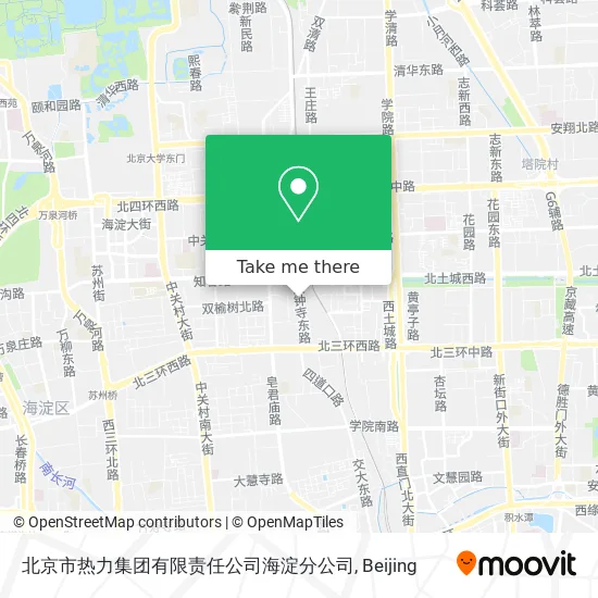 北京市热力集团有限责任公司海淀分公司 map