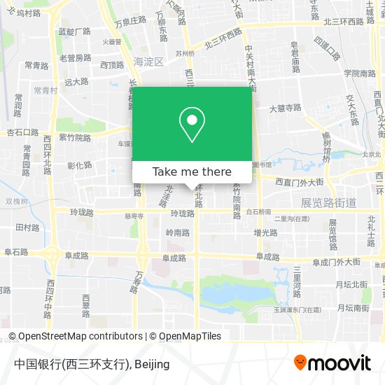 中国银行(西三环支行) map