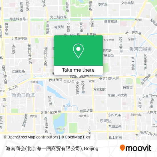 海南商会(北京海一阁商贸有限公司) map