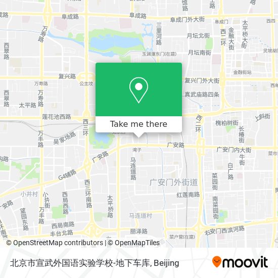 北京市宣武外国语实验学校-地下车库 map