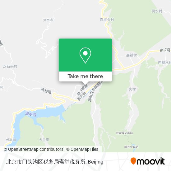 北京市门头沟区税务局斋堂税务所 map