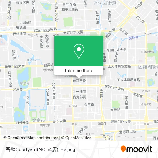 吾肆Courtyard(NO.54店) map